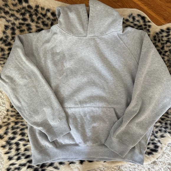 Aritzia Tops - LAST CHANCE Aritzia x TNA Cozy Fleece Heather Chrome Mega Raglan Hoodie